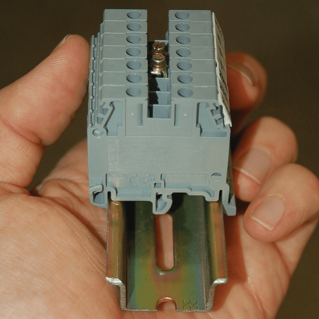 COMO USAR TRILHO DIN 2 foto02