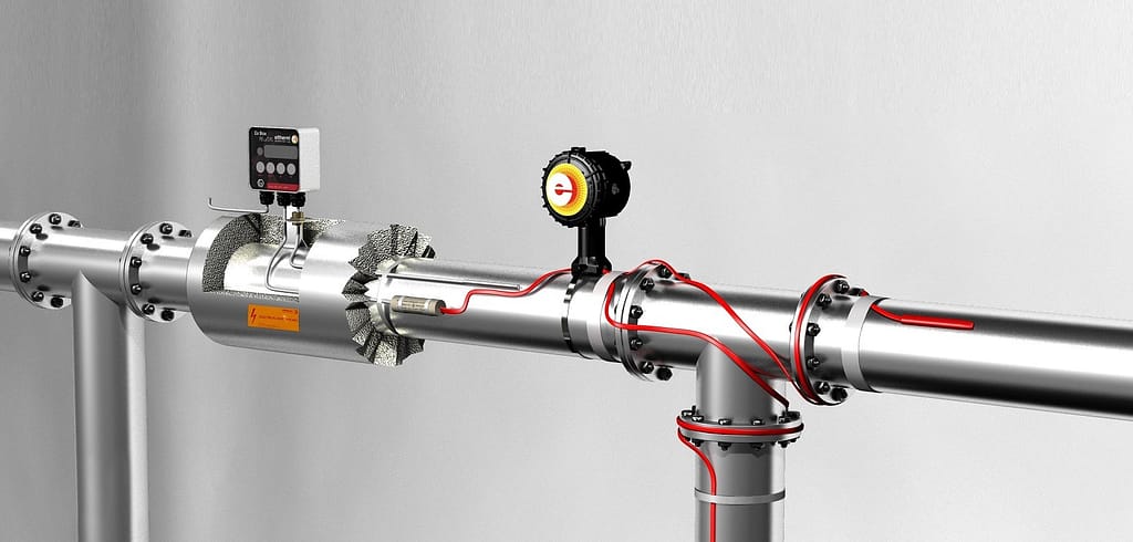 Aquecimento por cabo elétrico 2 Foto dois