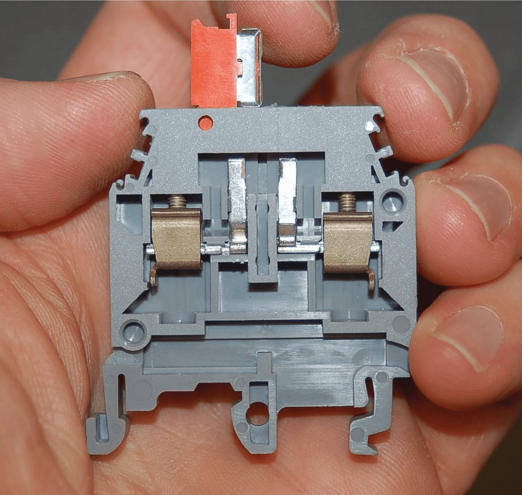 COMO USAR TRILHO DIN 8 foto08