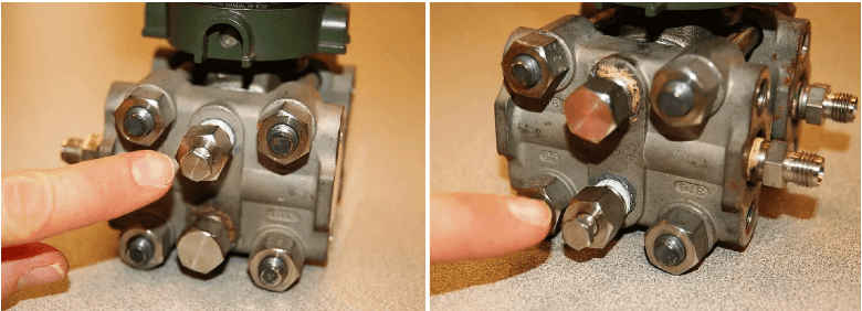 Conexões de ventilação e dreno do transmissor de pressão 2 image 1